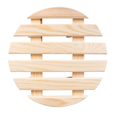 Carro Porta Macetas Madera Exteriores